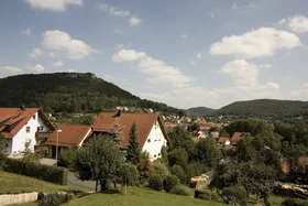 Blick über das Dorf Gasseldorf